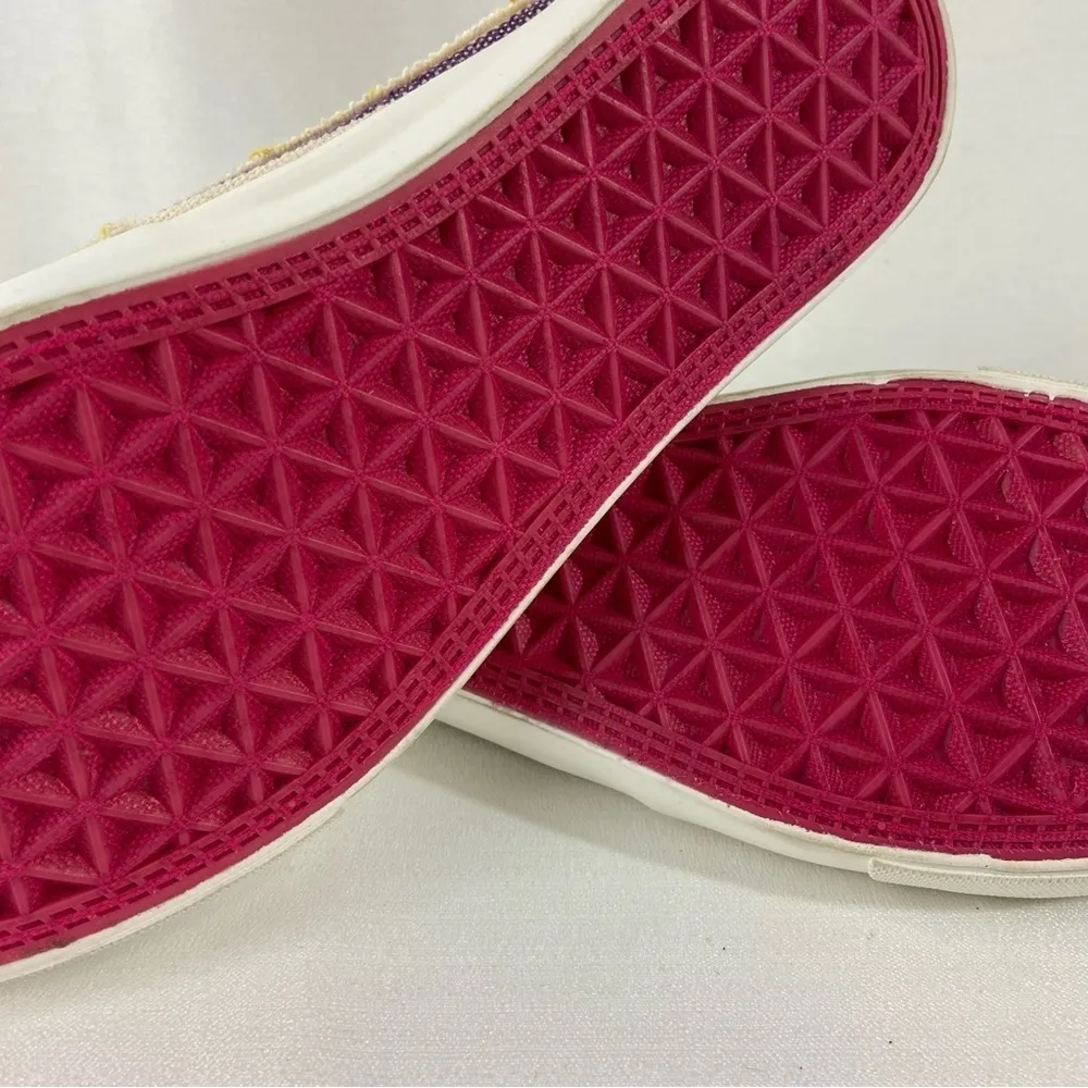 NEW Corkys Babalu Multicolor Reggae Stripe Ragged Edge Sneakers Women’s Size 9 - Image 6