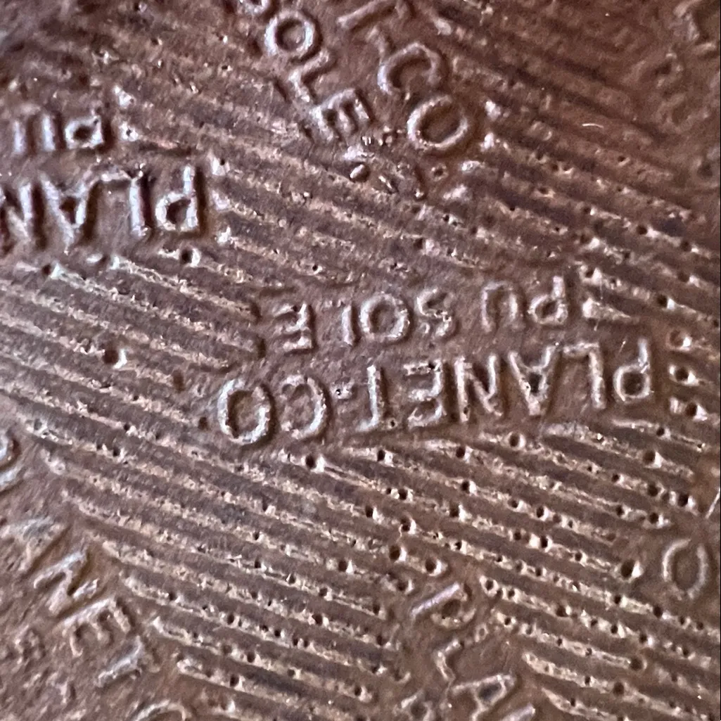 Planet Eco PU Sole Bright Yellow Clogs Size 8.5 - Image 6