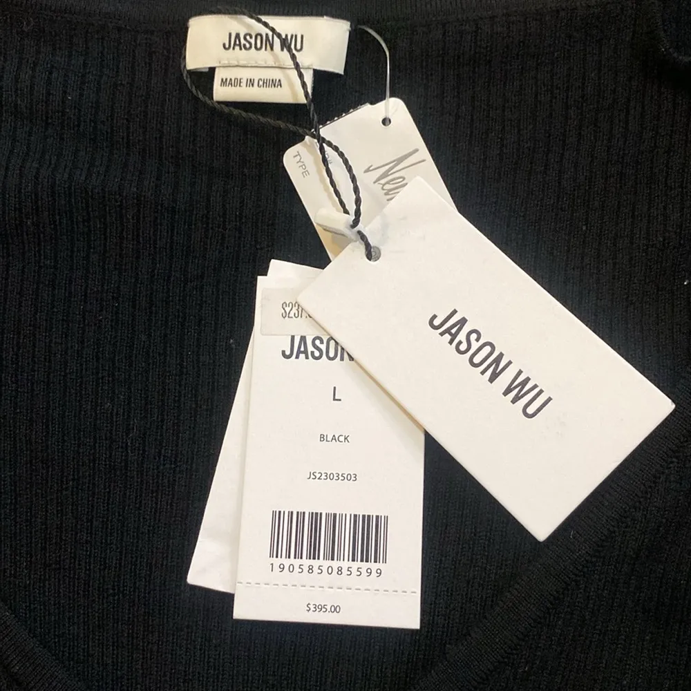 Jason Wu Rib Knit Wool Crop Top size L - Image 4