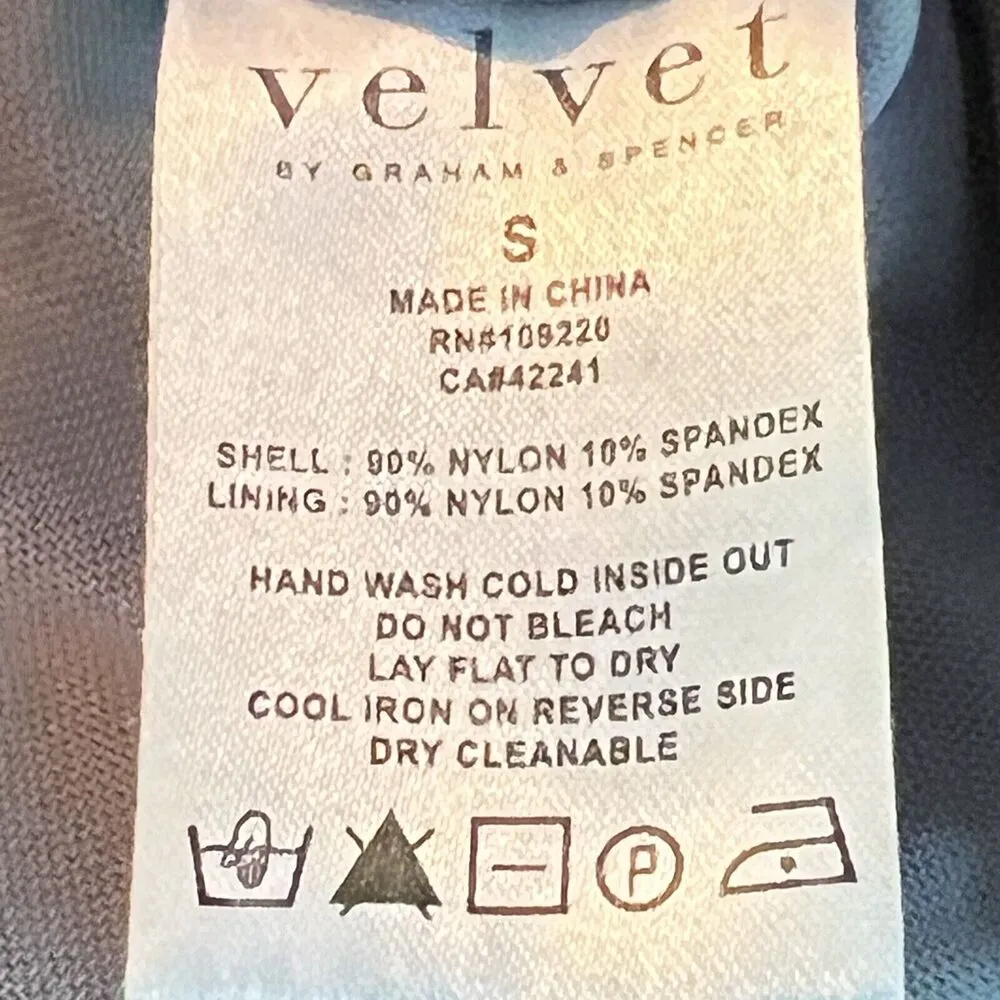 Anthropologie VELVET Top by Graham & Spencer Size S Vonnie Sequin Pewter Gray Silver - Image 7