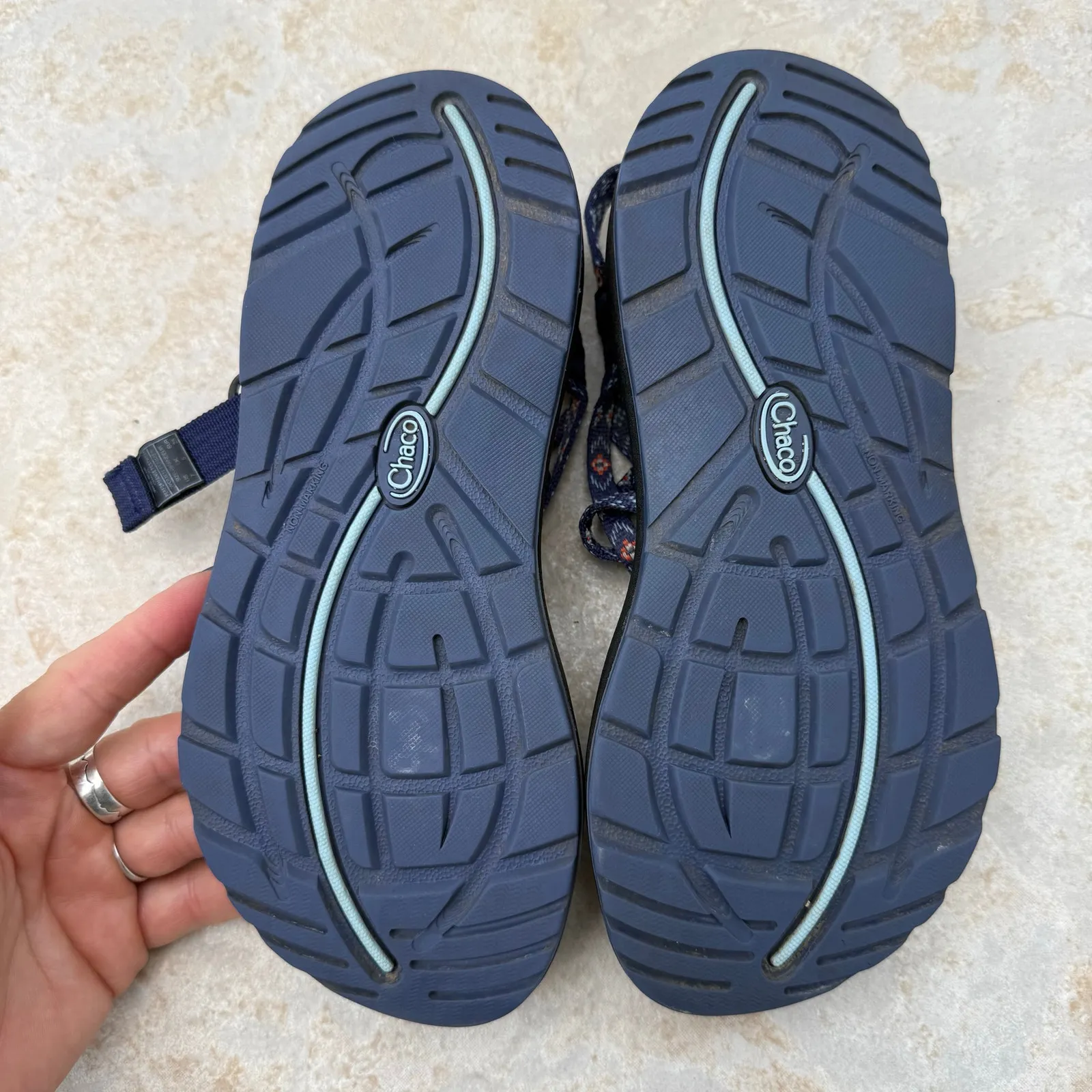 Chaco Wink Blue ZX2 Classic Strappy Hiking Outdoors Adventure Sandals Womens 7 - Image 4