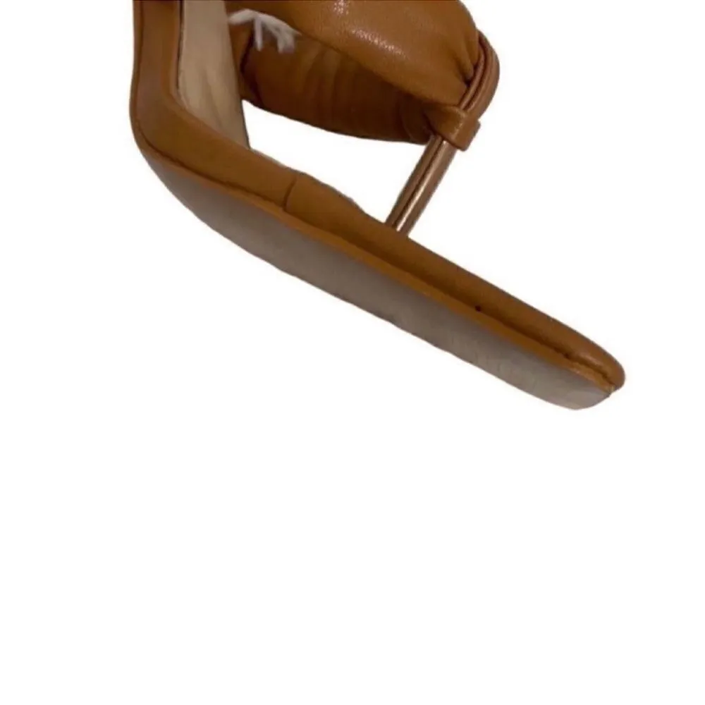 PrettyLittleThing Padded Brown Square Mouth Thong
Sandals(Size 5) - Image 10