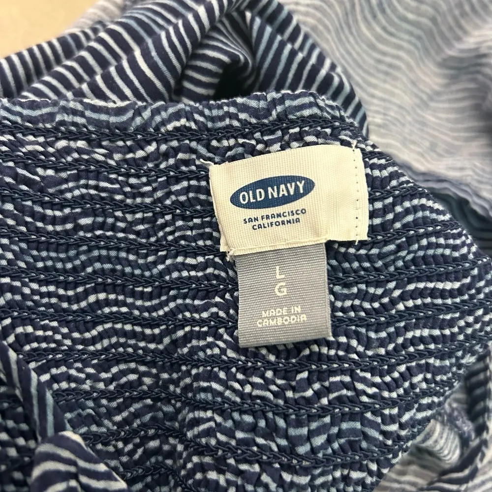 Old Navy dress-side zip-comfy flowing beautiful design-size large - Image 7