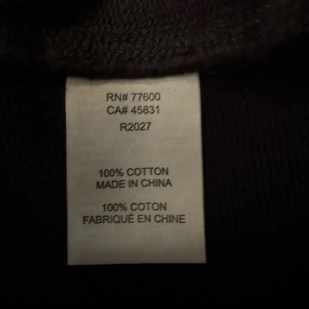 Sandrine Rose Oversized Raw Edge Women’s Black Hoodie Size Small - Image 11