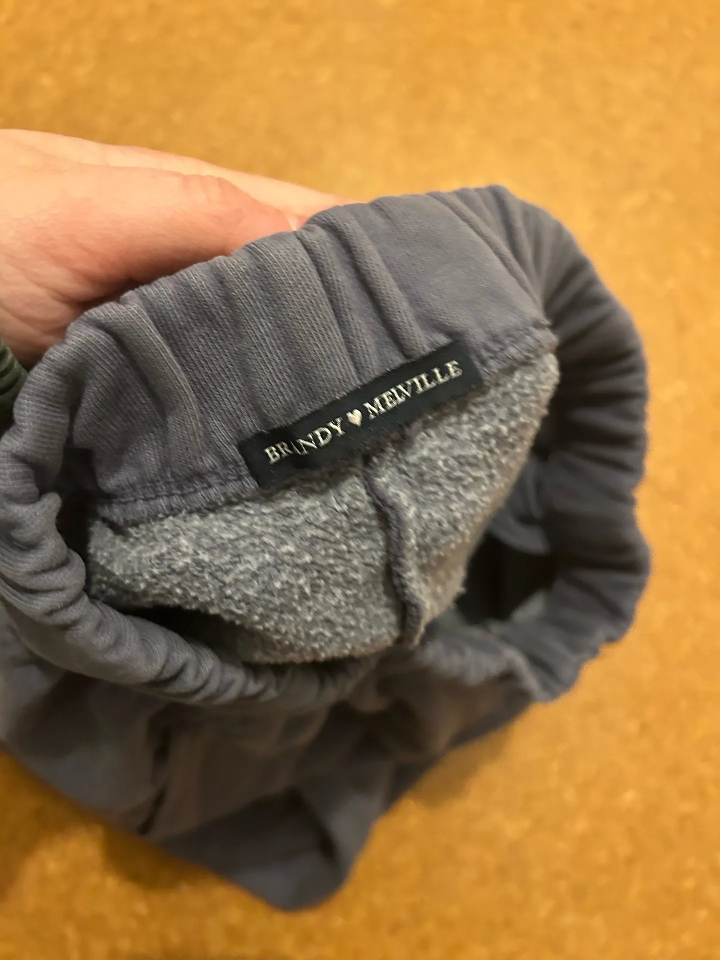 Blue Brandy Melville Sweatpants - Image 3