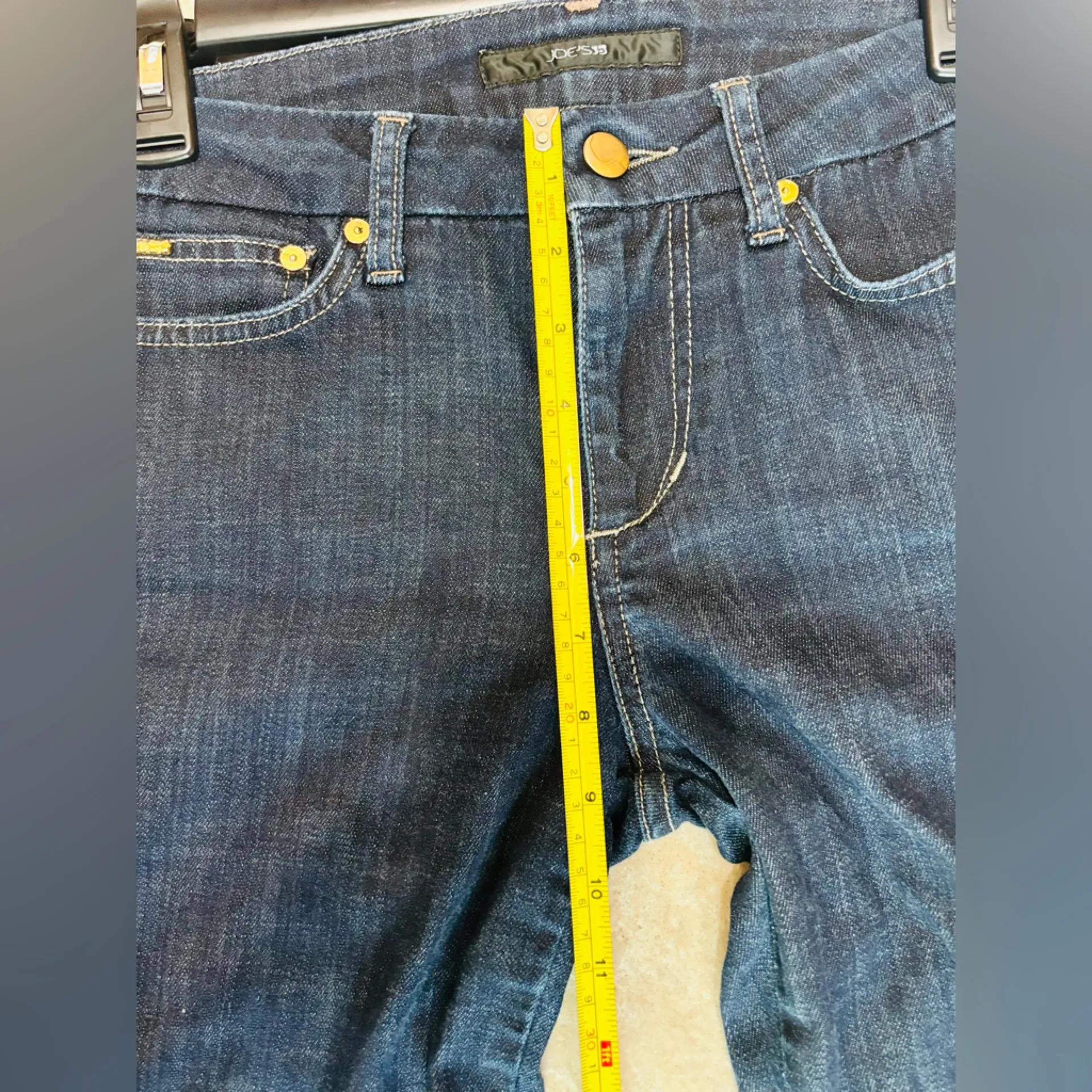 Joe's Jeans Muse Ryder Bootcut Dark Wash Denim Women's Size 28 Y2K Mid Rise Vtg - Image 7