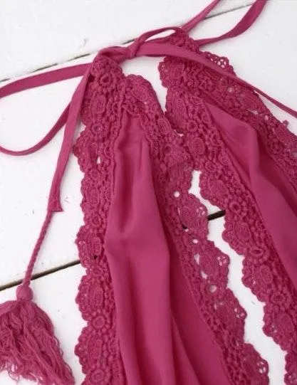 Pink Halter Romper - Image 3