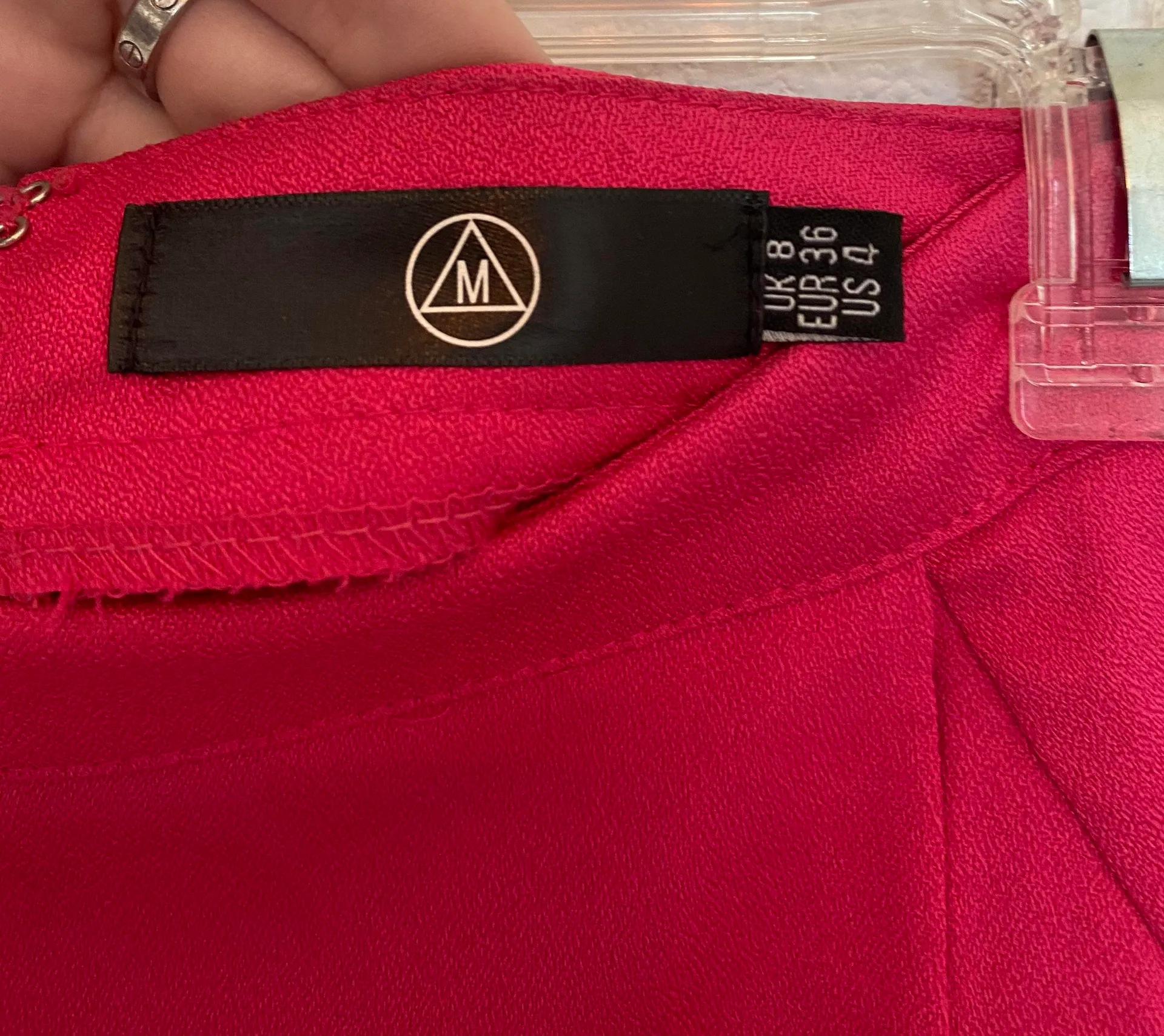 Missguided Hot Pink Envelope Skort - Image 6