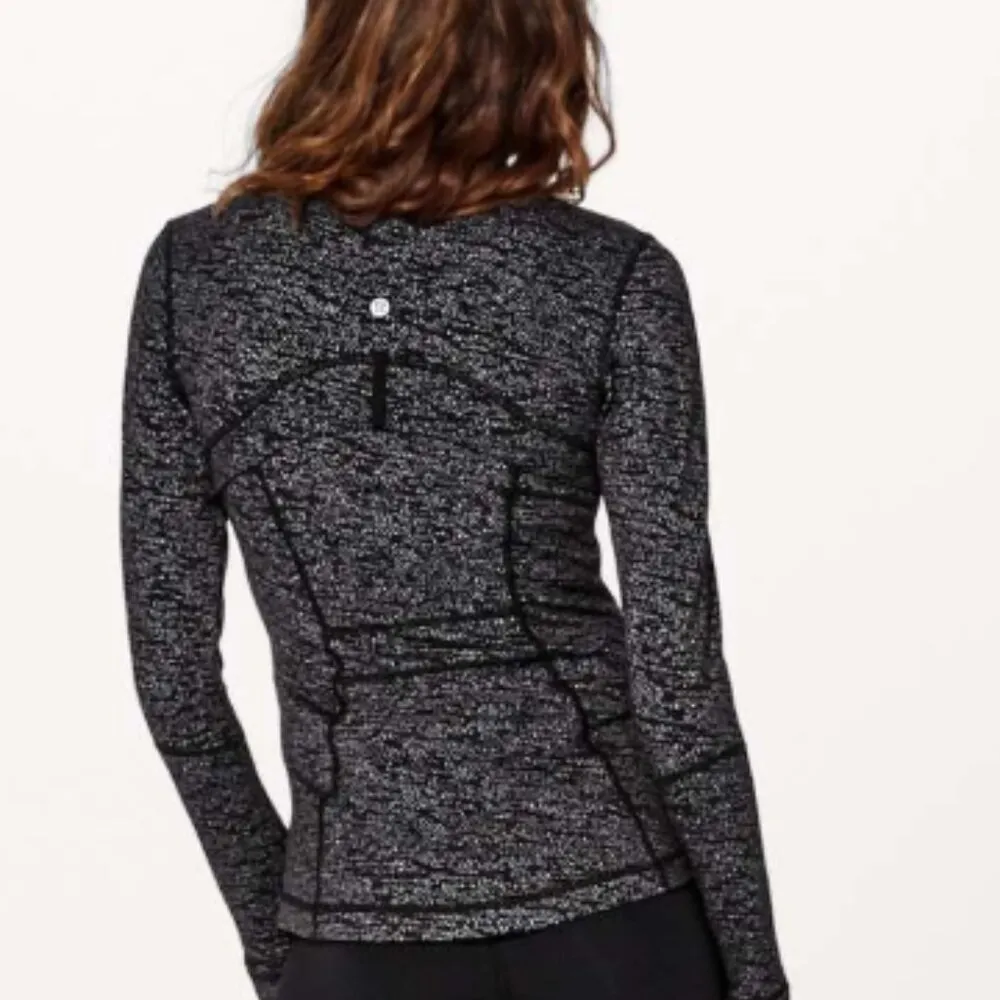 Lululemon 6.  Define Jacket Luon Frayed Camo Black White - Image 2