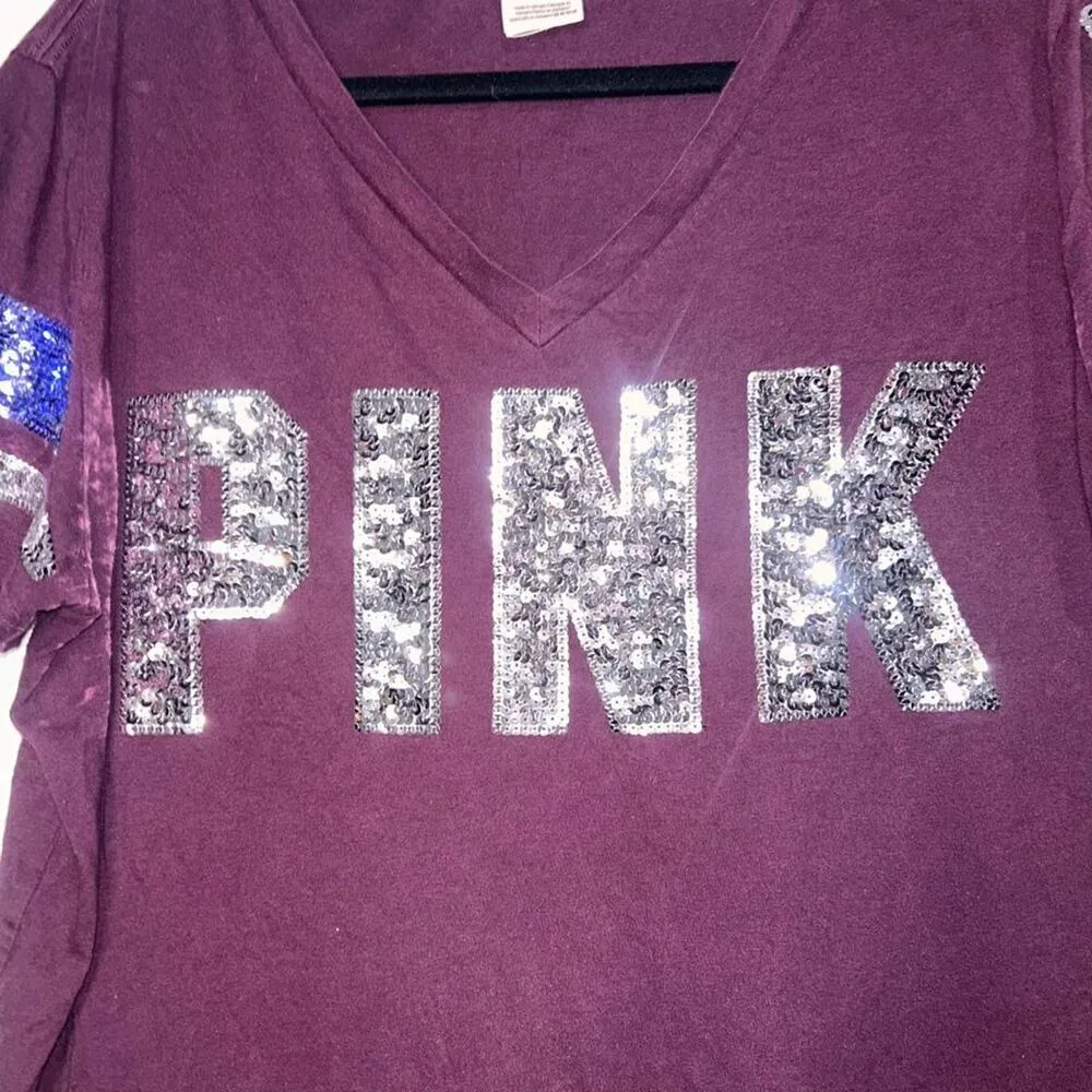 VS PINK Sequin Logo V - Image 2