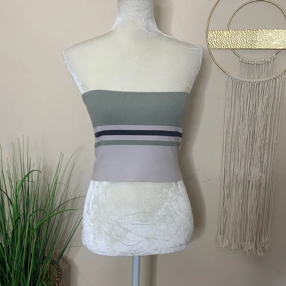 nwt // free people coco bandeau stripe ribbed top - Image 60