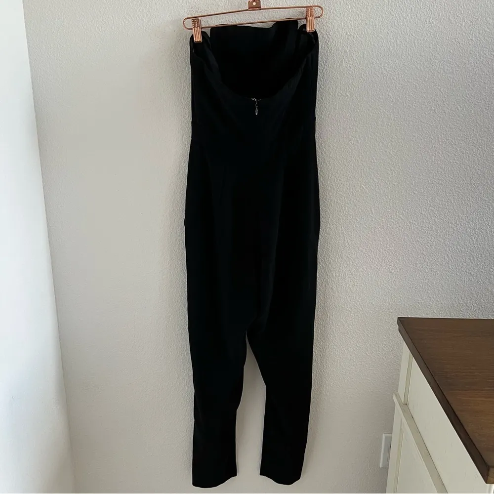 Jill Jill Stuart Structured Black Strapless Jumpsuit Black Classic 0 - Image 2