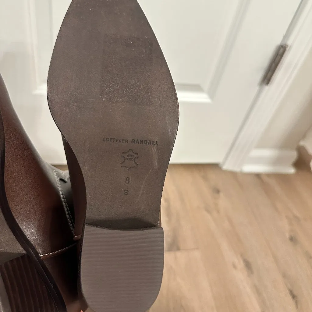 LOEFFLER RANDALL Wilder Western Boot in Espresso Size US 8 - Image 9