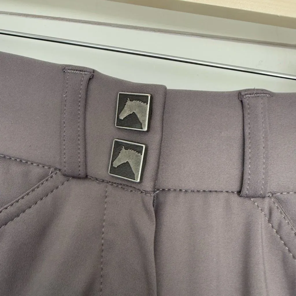 Riding Sport Women’s 16 Grey Horse Riding Equestrian Pants Breeches Gray Size 26 - Image 2