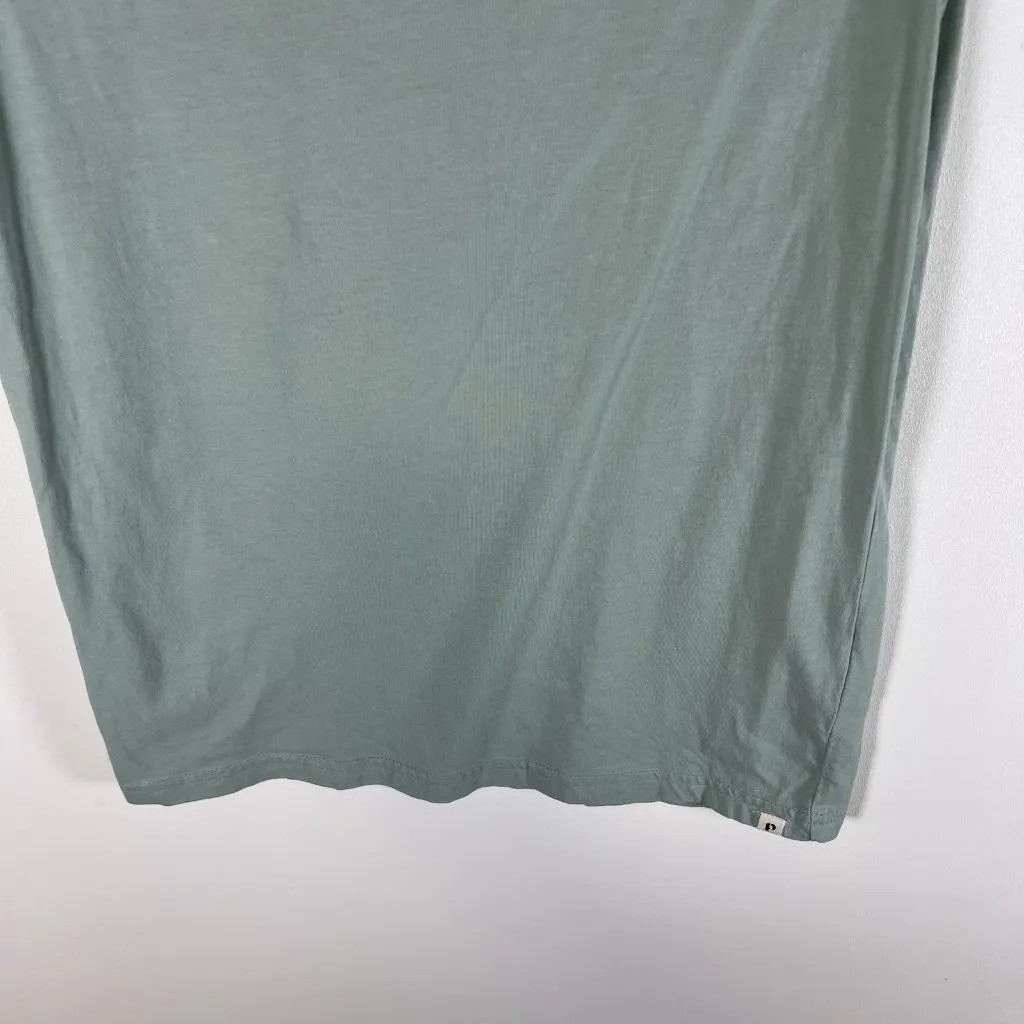 Pact Women's Size XS Blue Organic Cotton Sleeveless T-shirt‎ Fitted Casual - Image 3