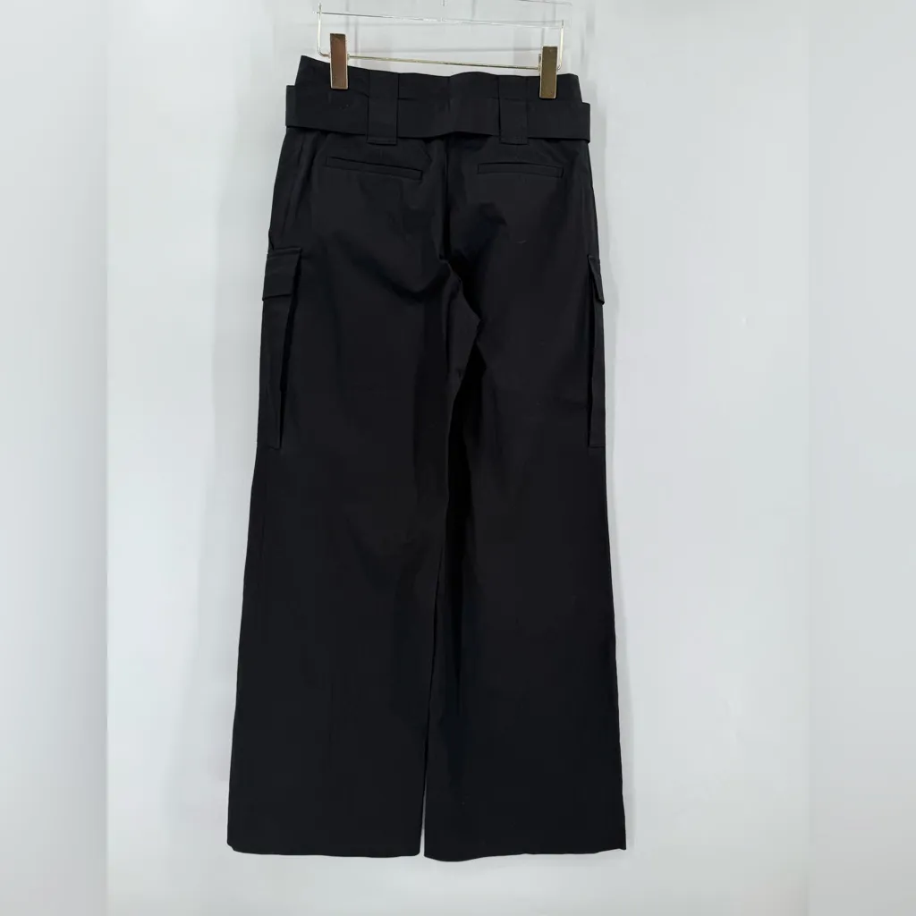 IRO‎ Melania Twill Mid Rise Straight Leg Belted Pants size 10 - Image 4