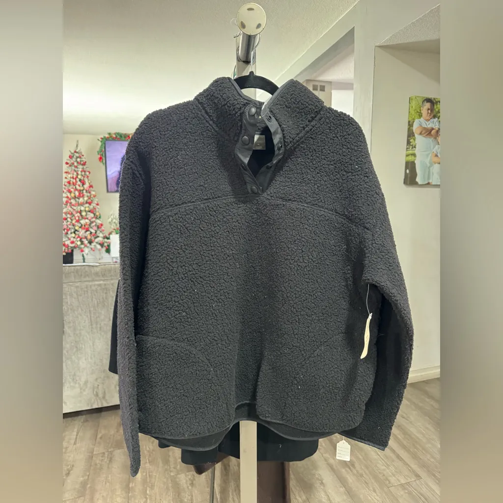 St. John's Bay Textured Black Jacket - Image 2