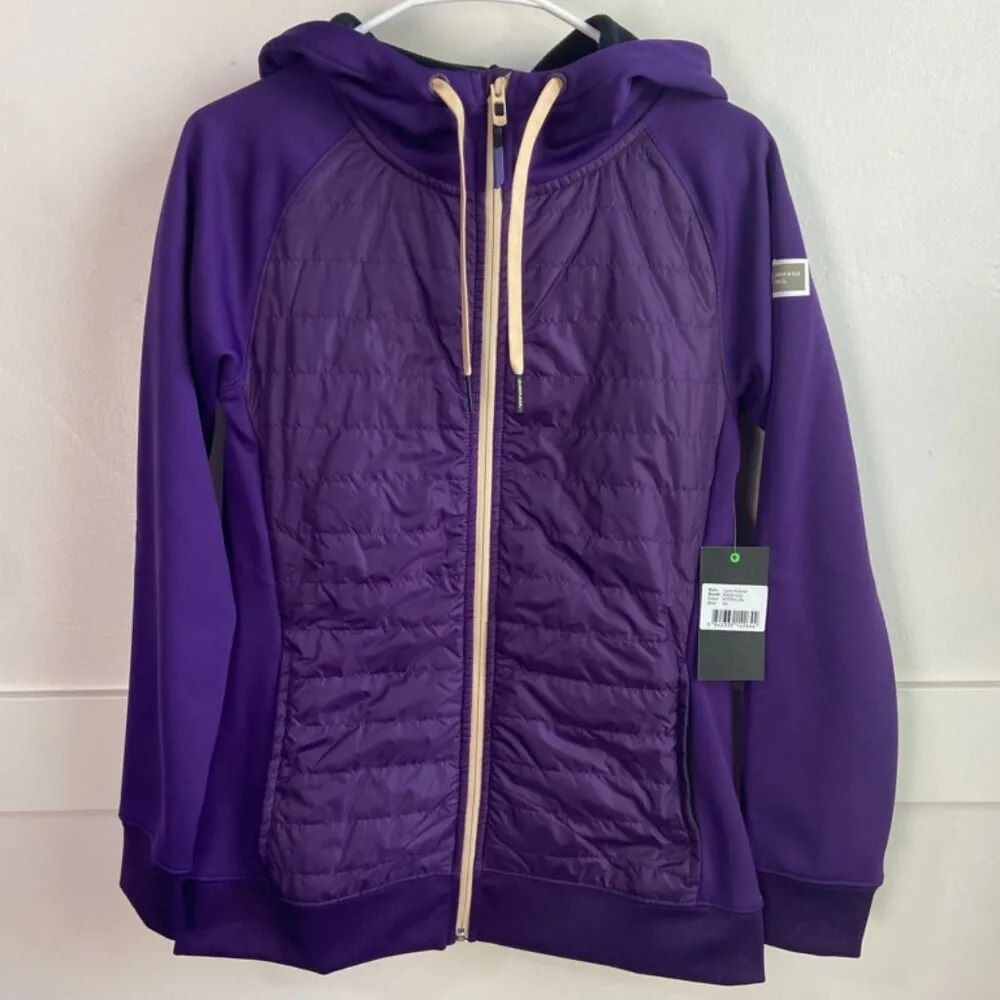 NWT Armada After Glow Purple Como Pullover Full Zip Jacket Size XS - Image 4
