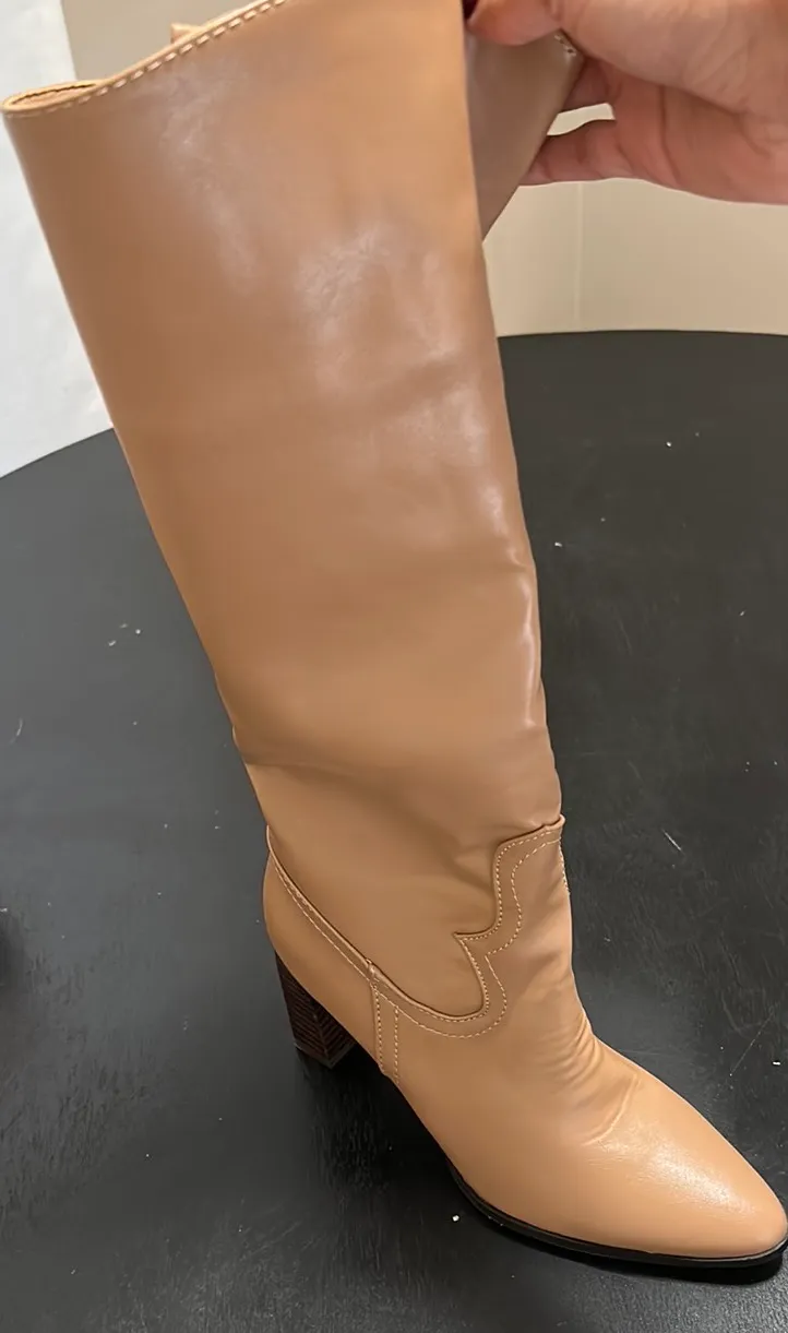 Retta Knee High Boot In Camel  - Image 4
