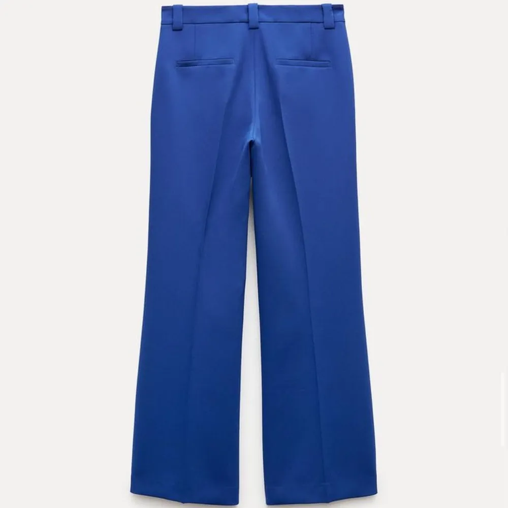 FITTED TUXEDO BLAZER COLLECTION SS24 BLUISH COLLECTION FLARED PANTS SET SMALL Blue - Image 7