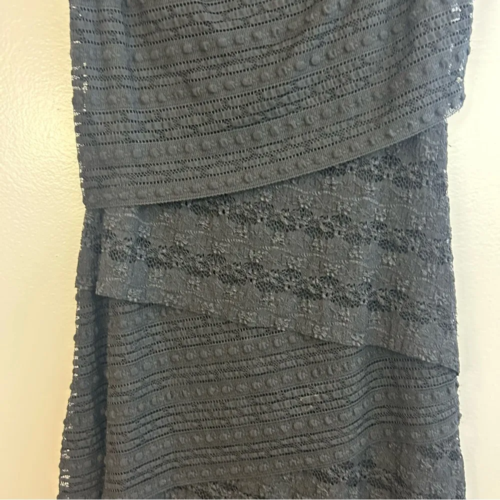 Bailey 44 Black Lace Sleeveless Tiered Bodycon Dress Size XS - Image 11