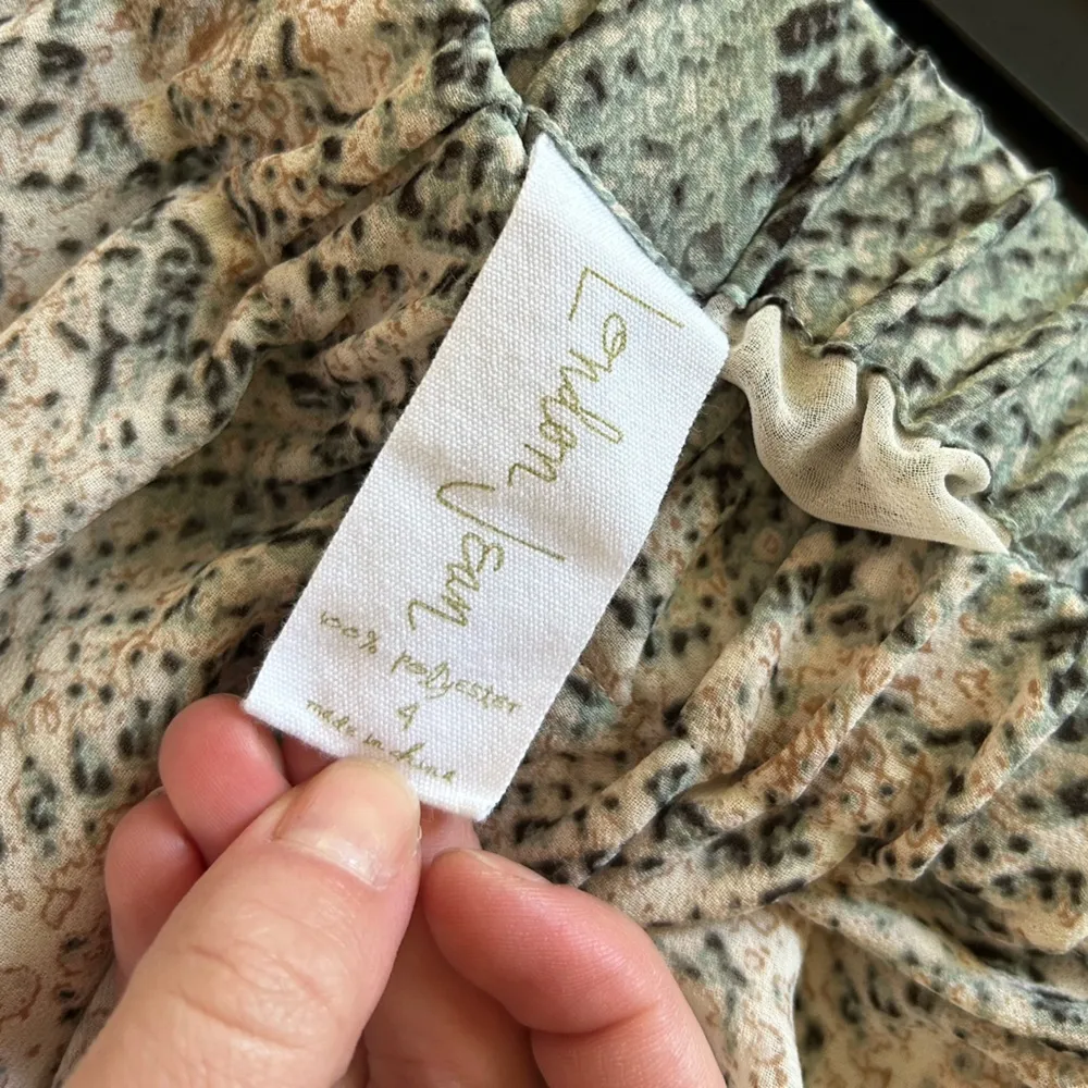 Boho Chiffon Snake Print Maxi Skirt - size 4 - Image 7