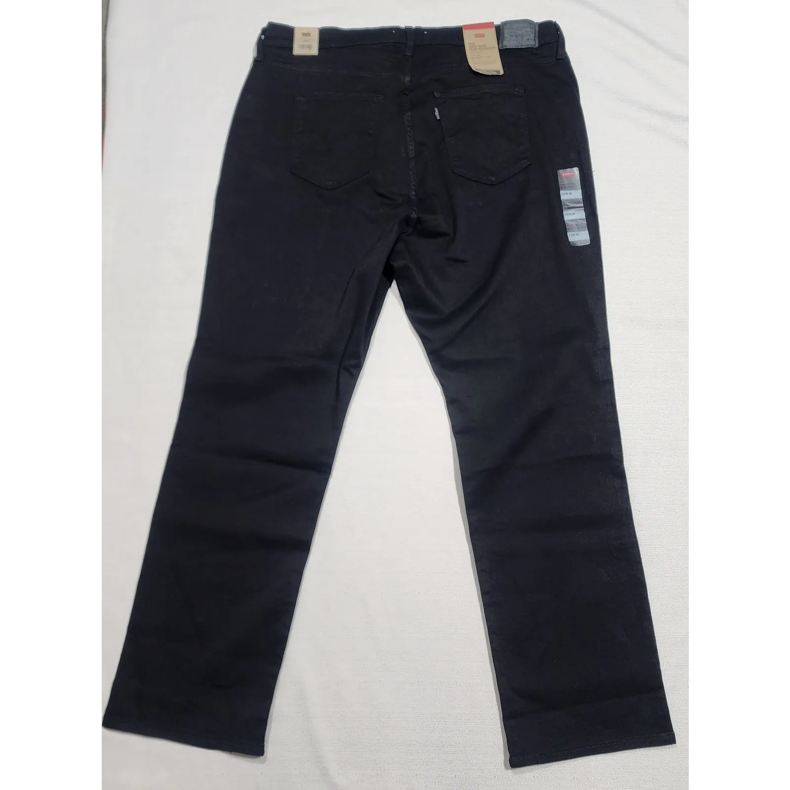 Levi's 724 high rise slim straight jeans size W38''xL42'' women's black - Image 3