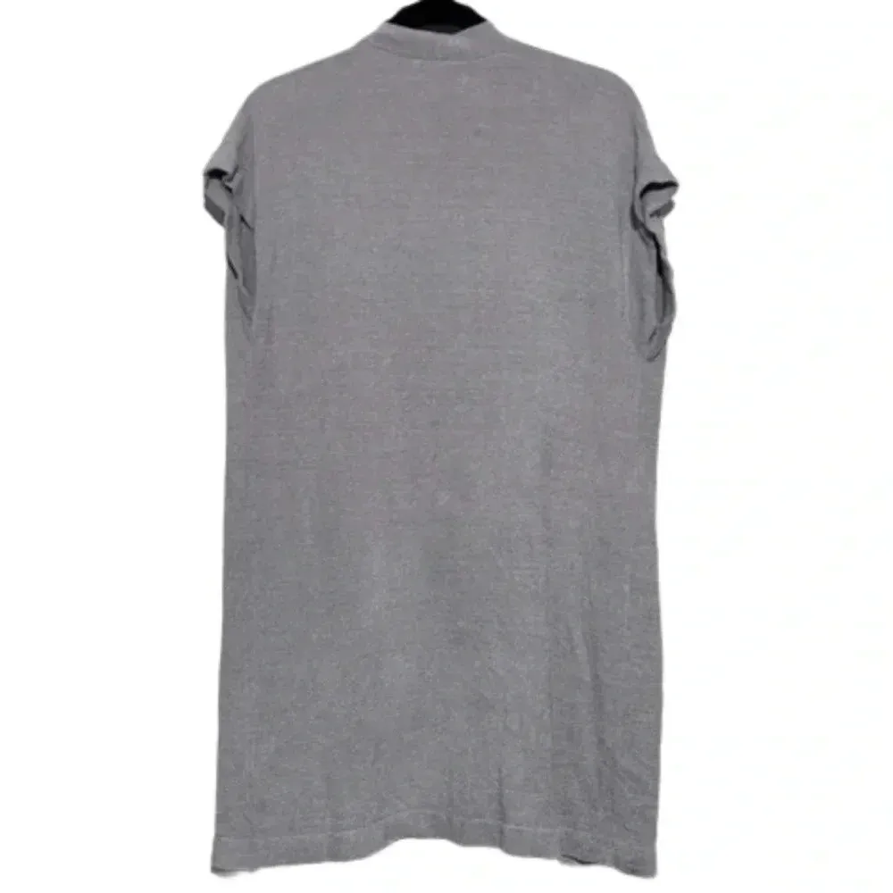 Barefoot Dreams CozyChic Ultra Light Sleeveless Long Cardigan Grey Medium - Image 3