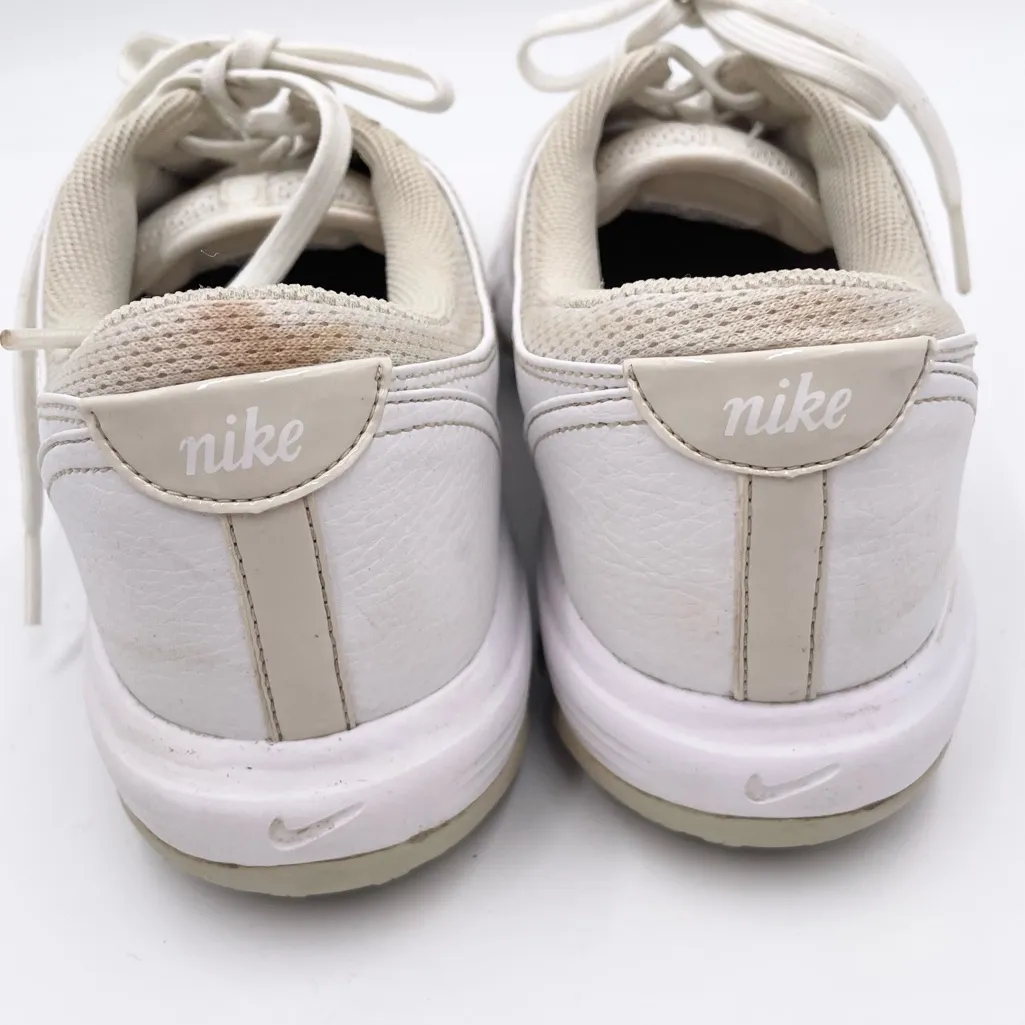 Nike Delight Golf Shoes Women's Size 9.5 Synthetic Leather White Birch Lace Up - Image 8