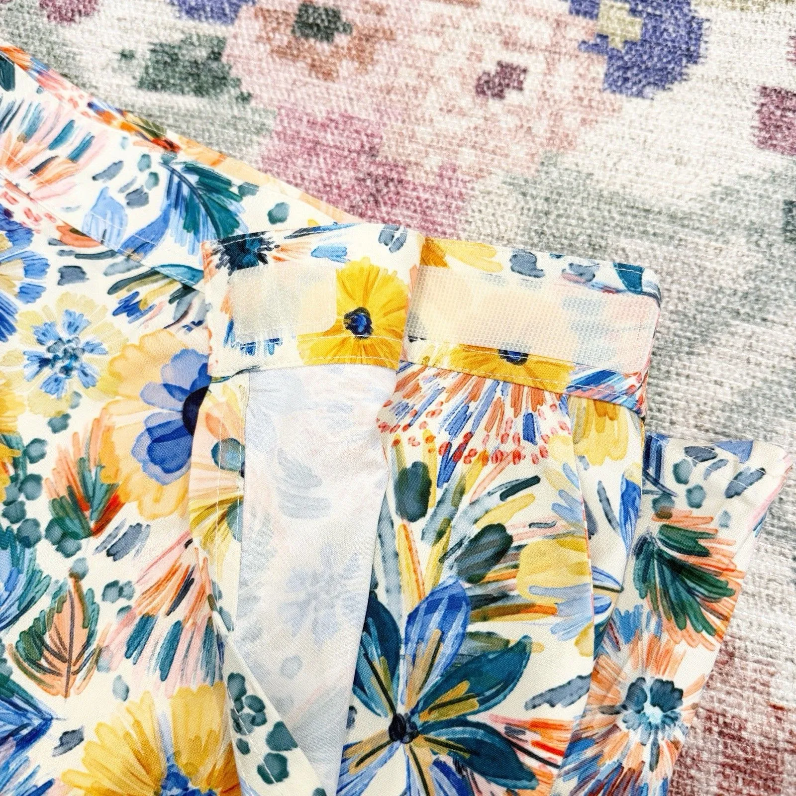 Ripskirt Hawaii Womens Floral Wrap Skirt Size Large Length 1 Stretch Resort Pool - Image 5