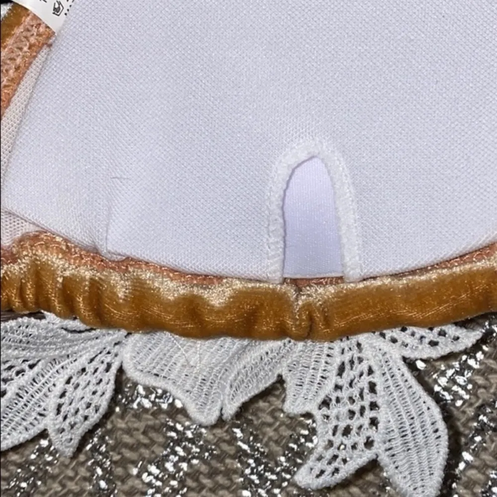 NEW Velvet Velour & Lace Customized String Gemstone Bikini Glam Size Small Sugar - Image 2