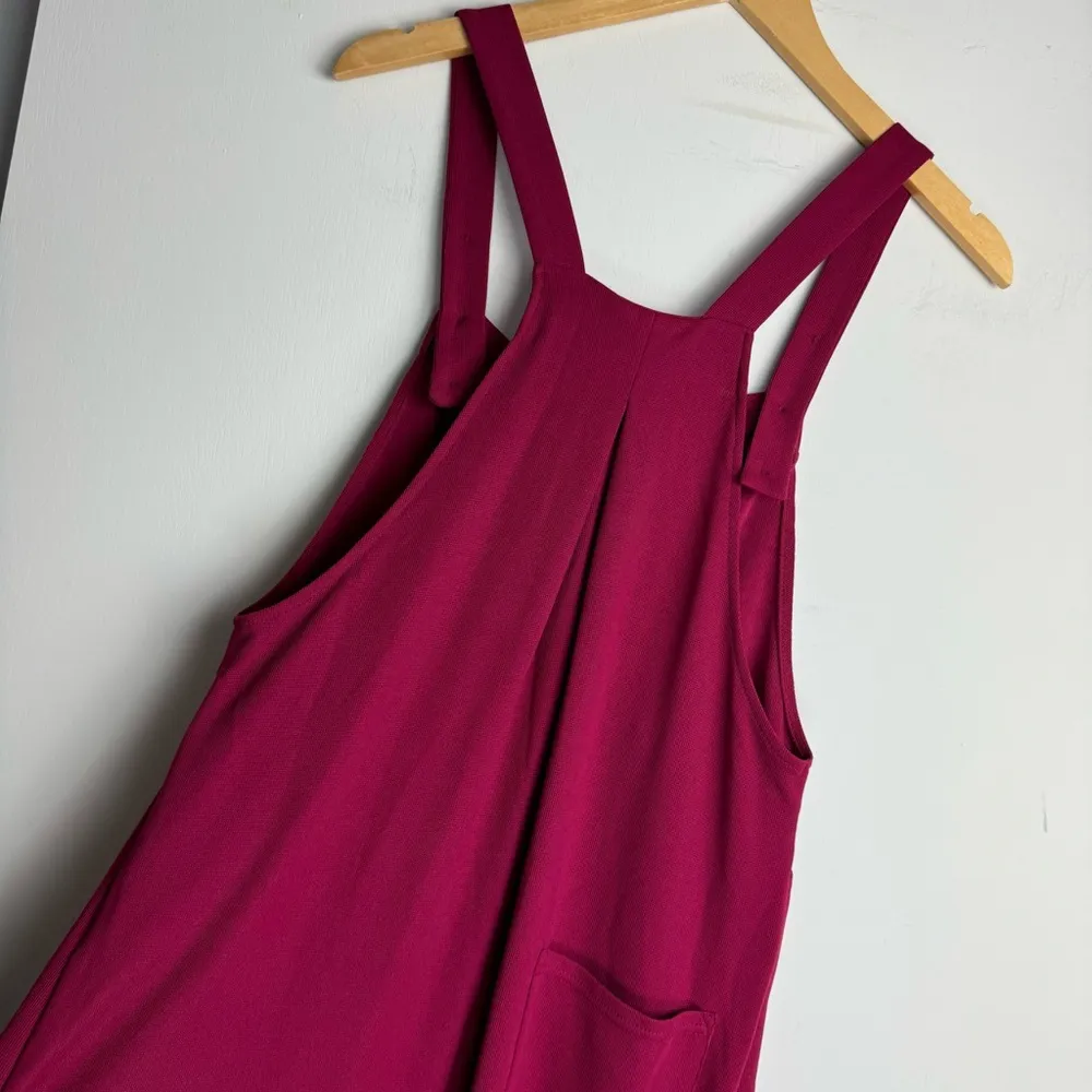 NWT HALARA Waffle Jogger Overalls Sz Medium Jumpsuit Adjustable Button Straps - Image 12