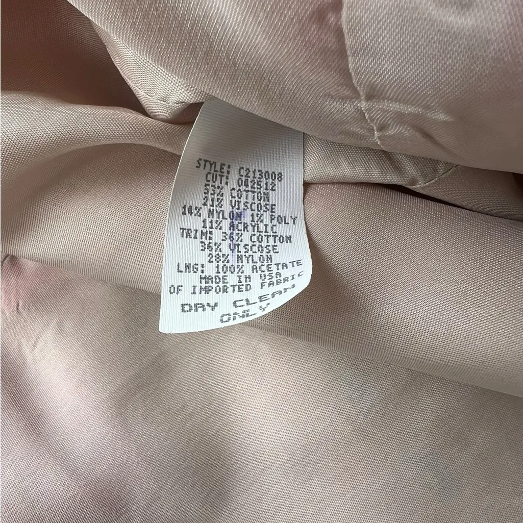 Pink and Orange Patterned Blazer 1990’s Size 12 - Image 3