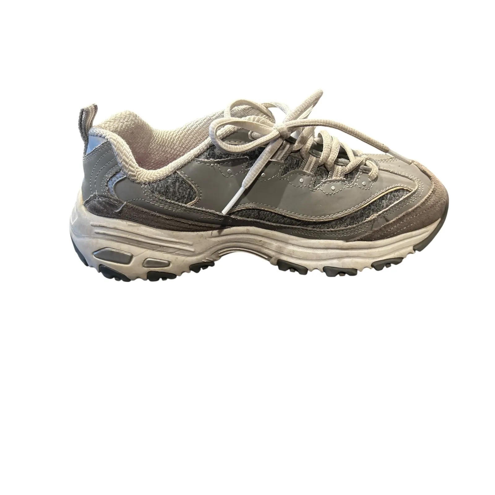 Skechers‎ Women's Gray Sneakers Athletic Walking Shoes Size 8.5 - Image 7