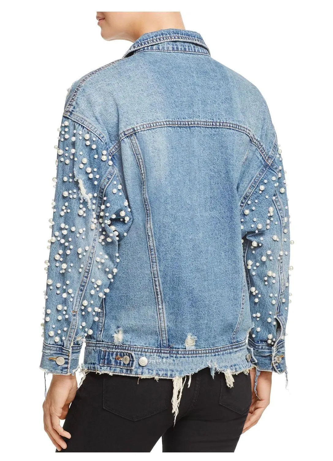 Sunset & Spring Embellished Denim Jacket - Image 13