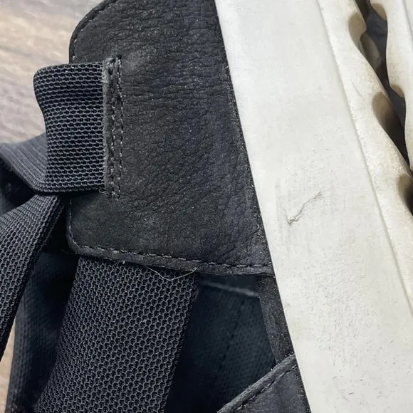 Eileen Fisher Kash Tumbled Nubuck Leather Sneaker Sandal Black Women's‎ Size 8M - Image 6