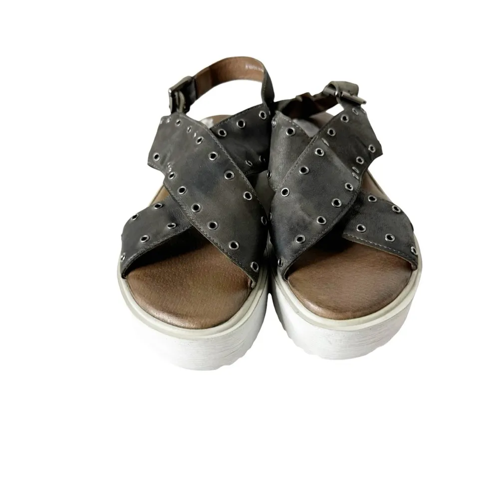 Roan by Bed Stu Hali Platform Sandal Brown Leather 8 - Image 2