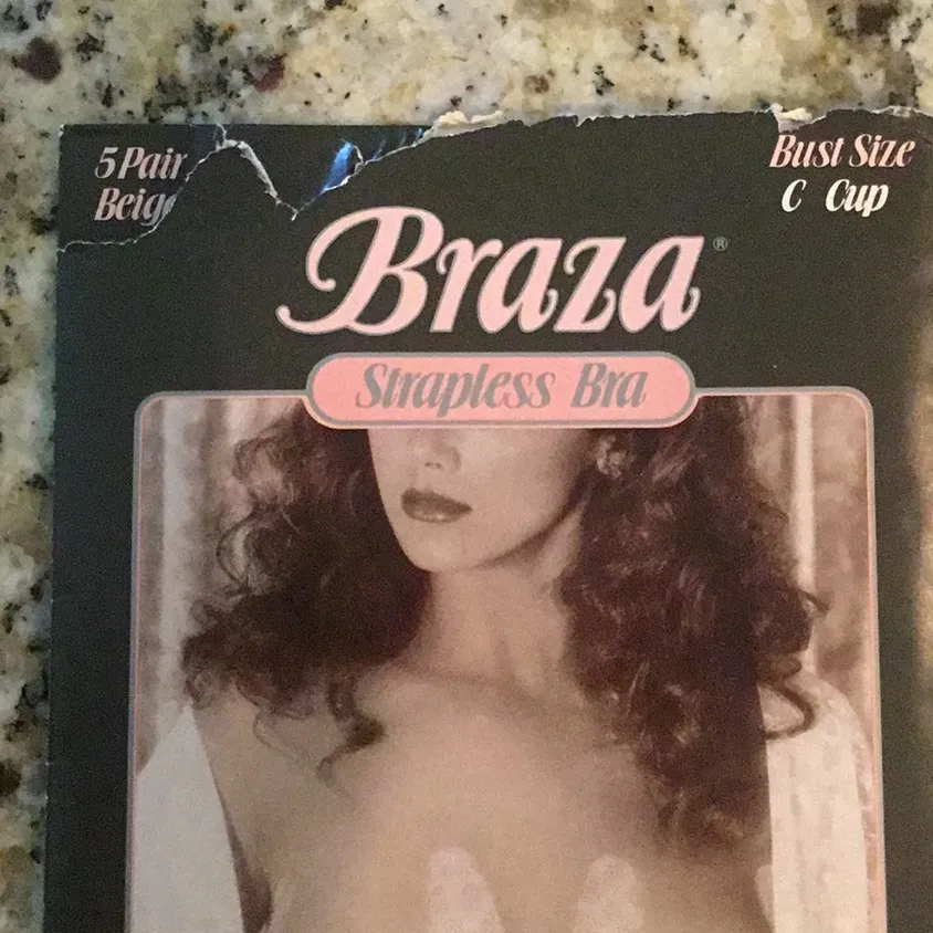 Brass adhesive strapless bra C cup Size undefined - Image 2