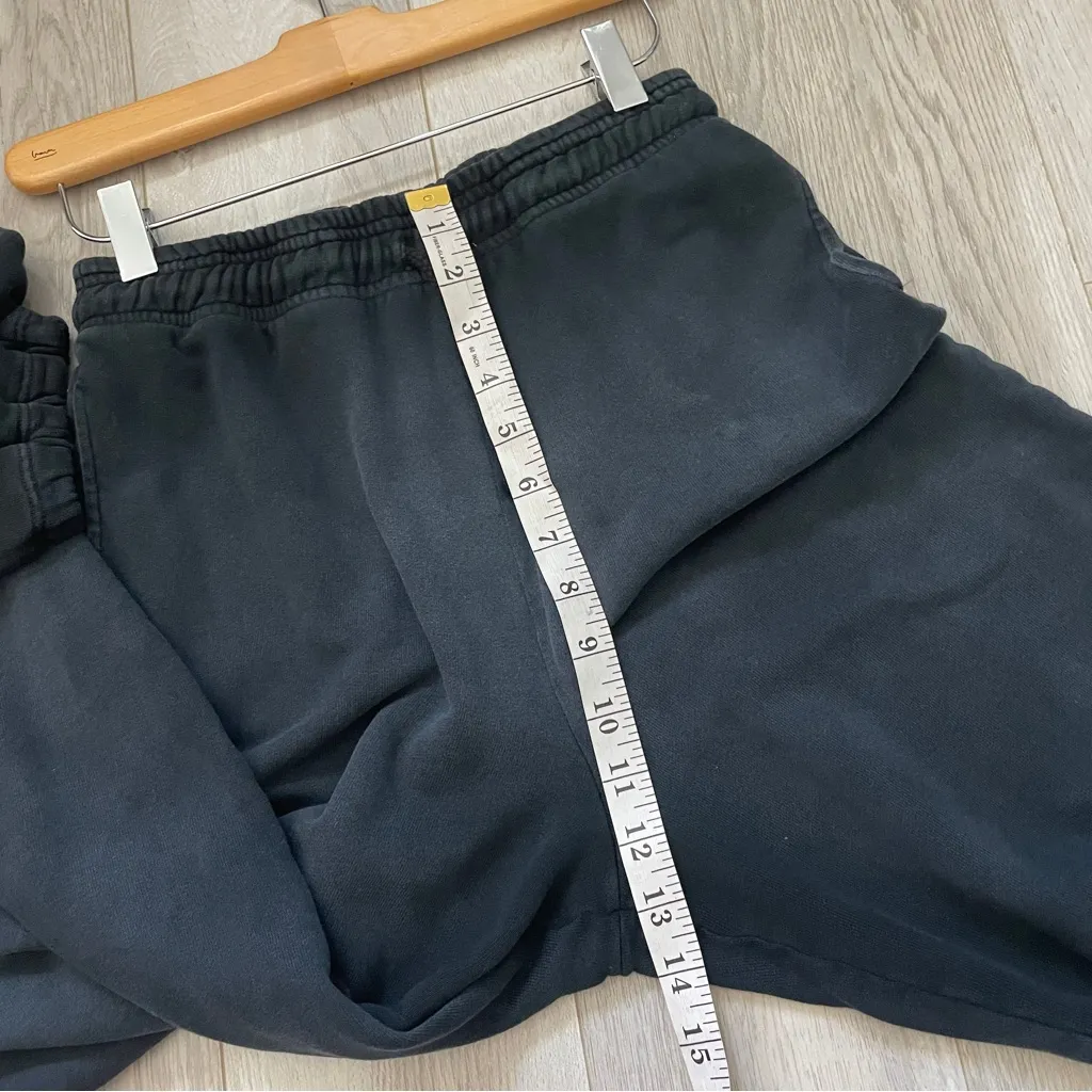 Vintage Souls Sweatpants french terry womens Black xsmall luxury loungewear Size XS - Image 4