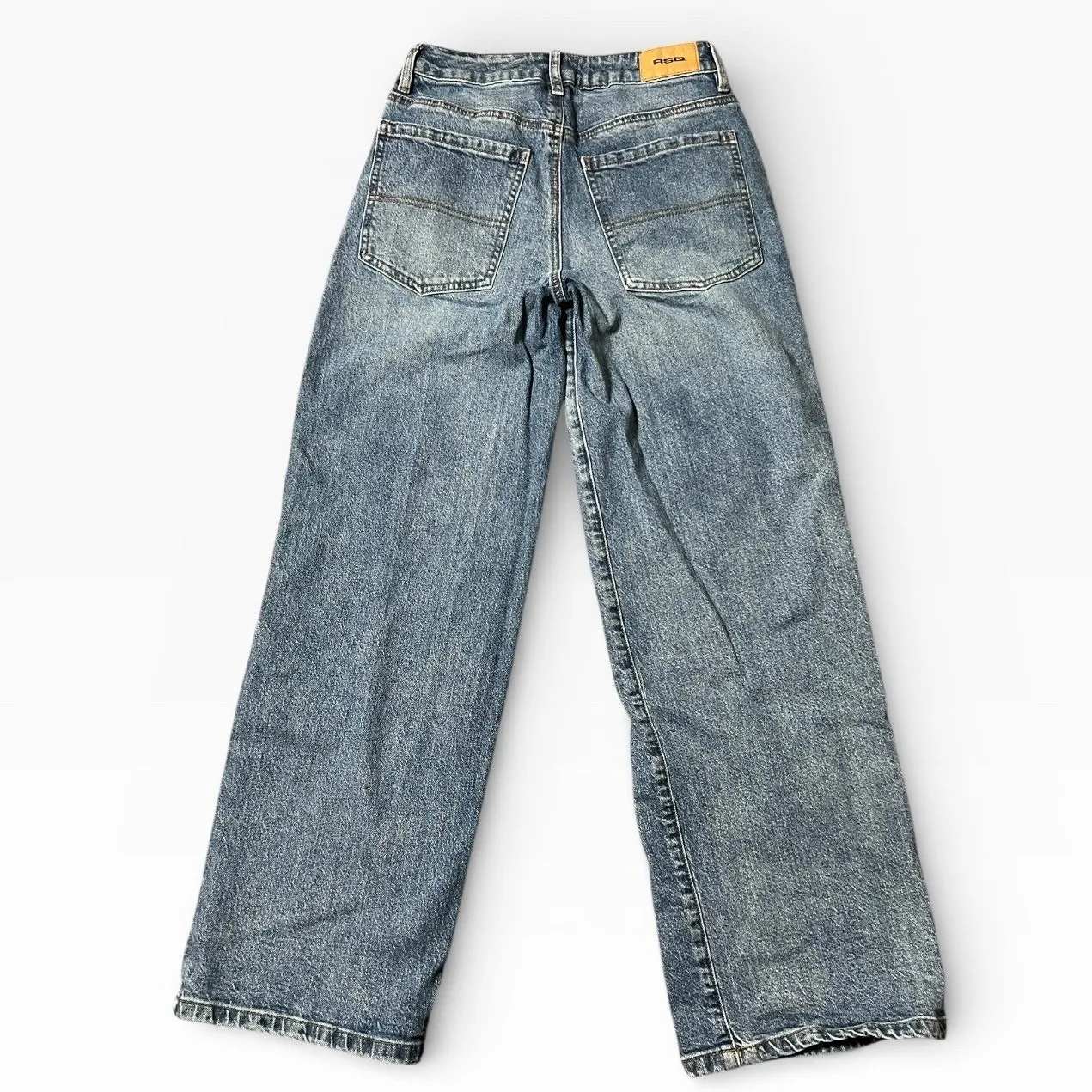 RSQ Wide Leg Carpenter Jeans Pants Size 24 Baggy Loose Fit Skater Grunge Utility - Image 2