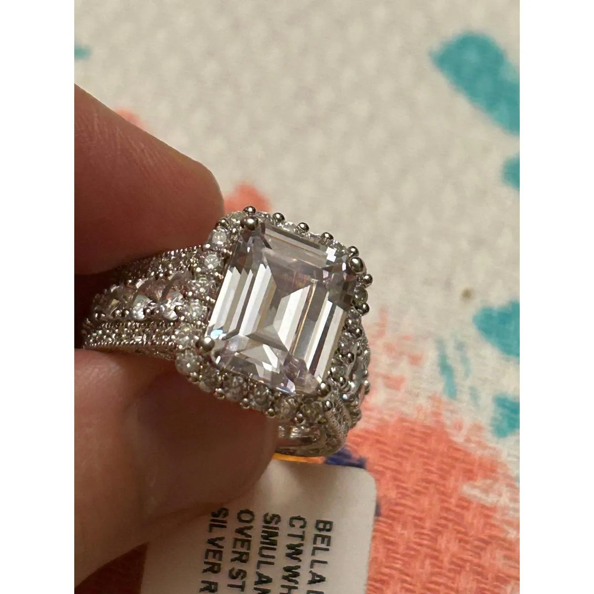 925 sterling silver amazing cute ring size 7 very lot e34 - Image 3