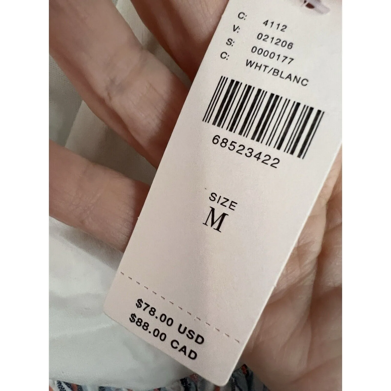 Anthropologie Dolan Peplum Striped V-Neck Sleeveless Tie Tank Size M - Image 7