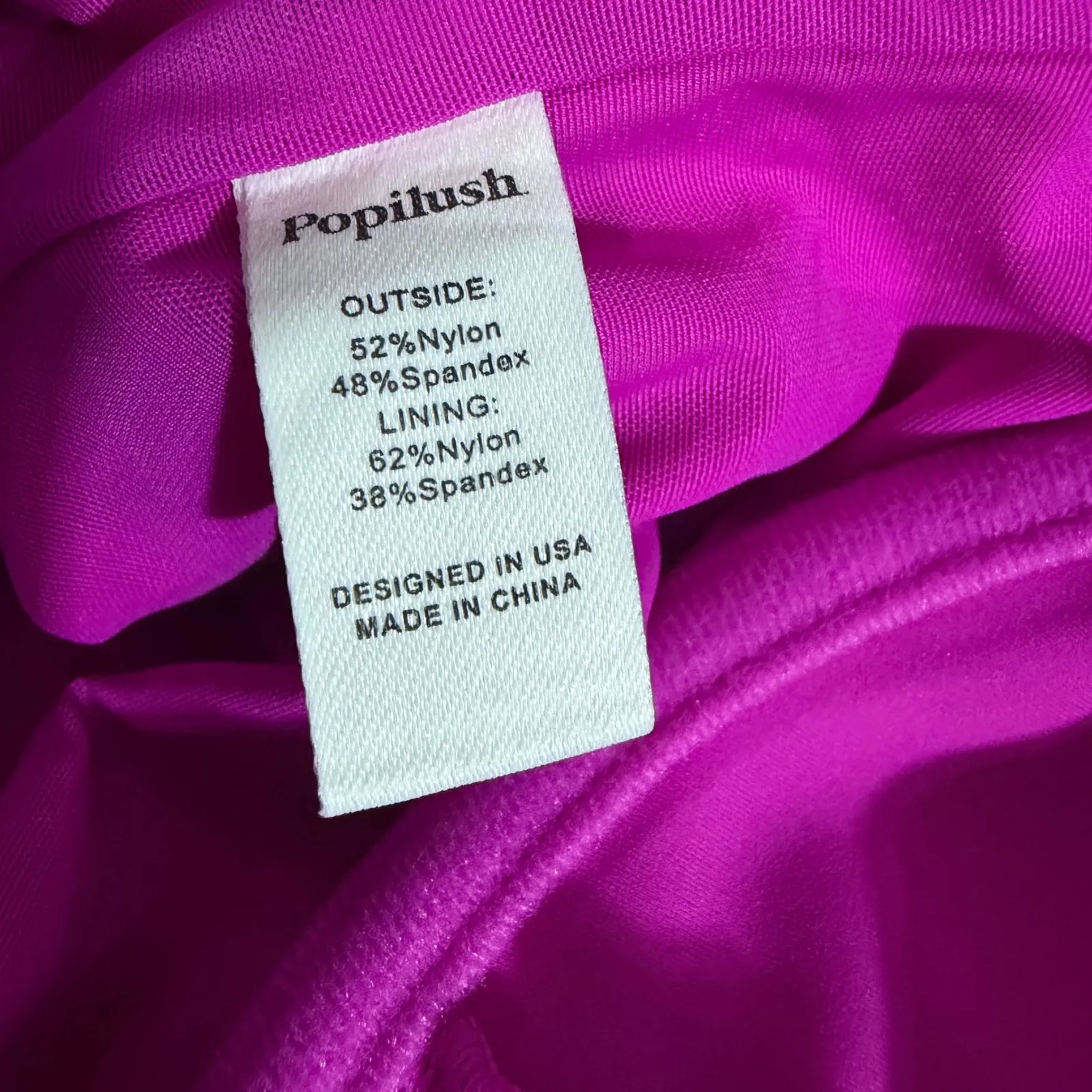 NWT Popilush Pink Shapewear Bodysuit with Plunge Neckline Sz XXL - Image 8