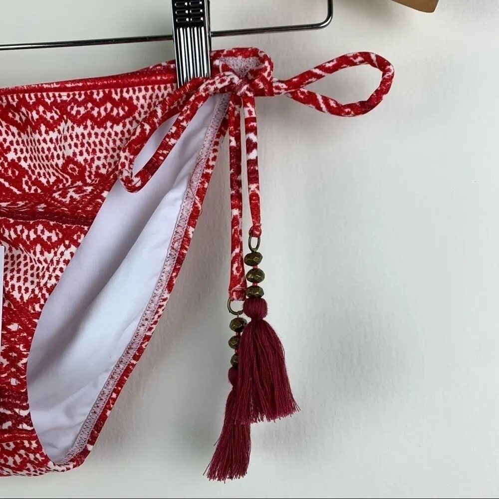 Sofia By Vix Kilim Tie Side Bikini Bottoms L NWT Size L - Image 4