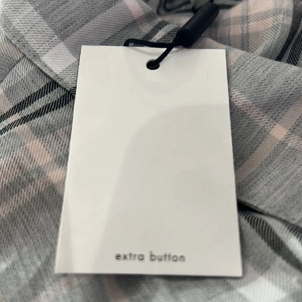 Calvin Klein  Plaid Button Down Shirt XS NWT - Image 7