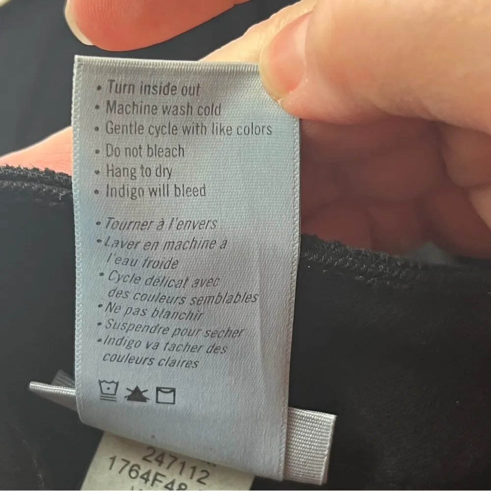 Paige Verdugo Ankle Womens SZ 27 Black Twilight Distructed Denim Jean Distressed - Image 6