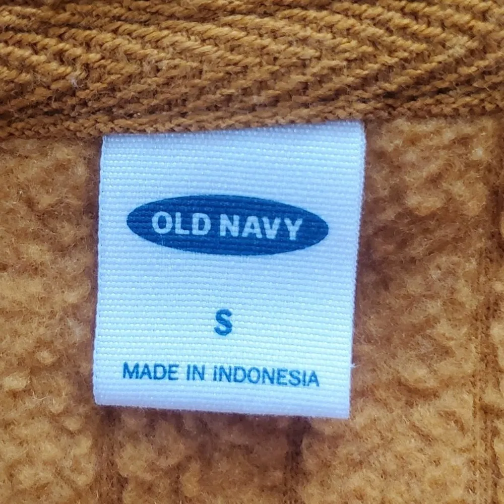 Old Navy Gold Oversized Short Soft Sweater Sz S - Image 5