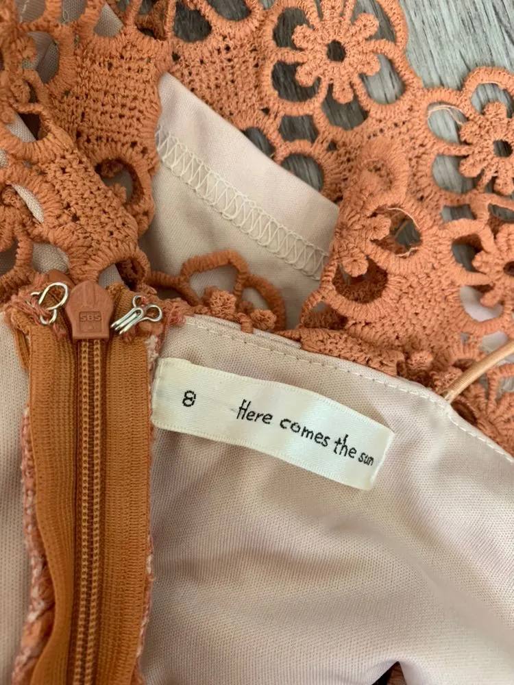 Boutique Flower Lace Romper, Never Worn  - Image 2