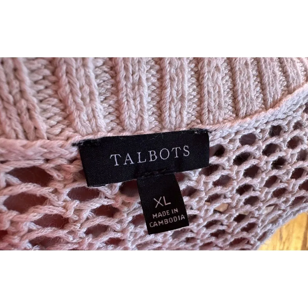 talbots sweater women size XL‎ knit crew neck casual top - Image 5