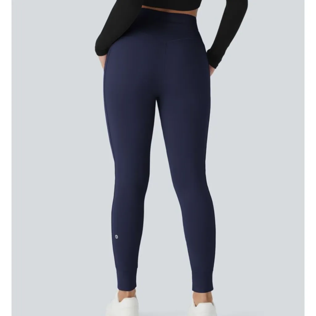 NWT Halara softlyzero high waisted drawstring pocket full length joggers size L - Image 2